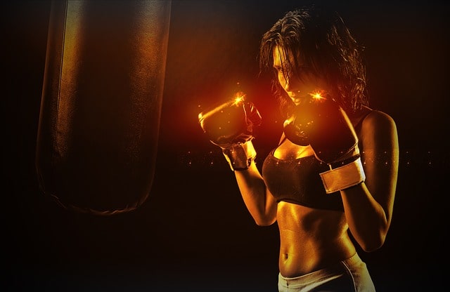 woman boxer