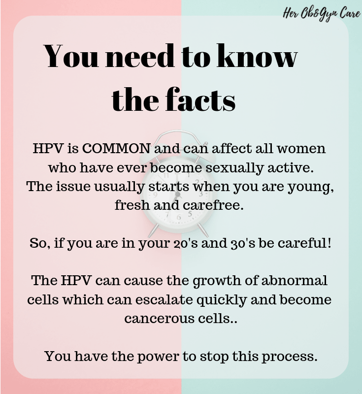 HPV facts if you encounter cervical cancer
