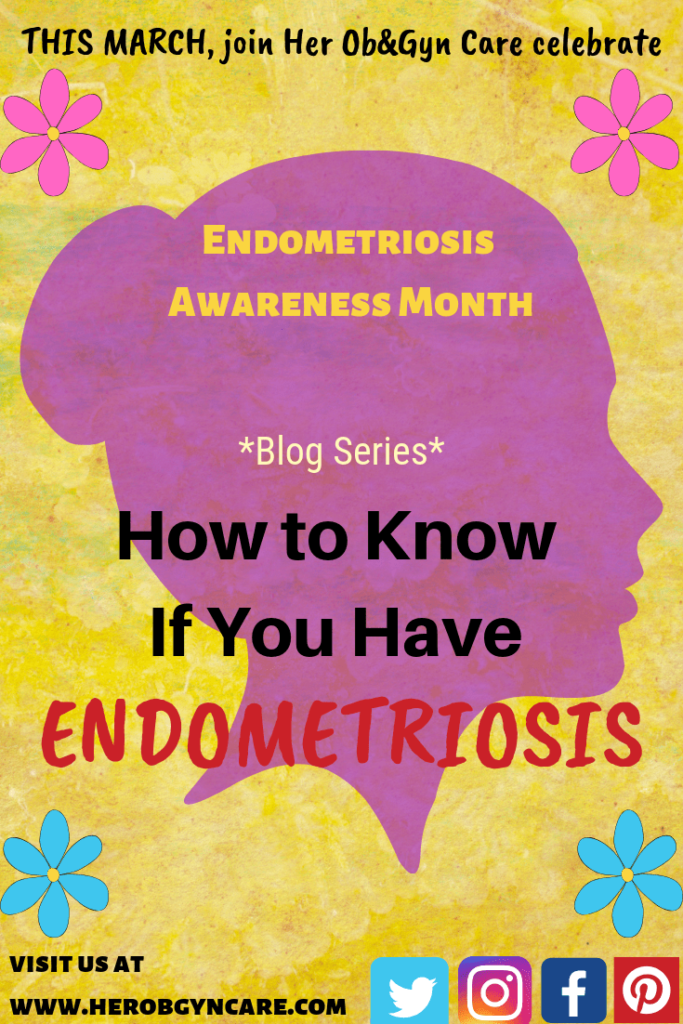 this is the poster image for the blog article how to tell if you have symptoms of endometriosis