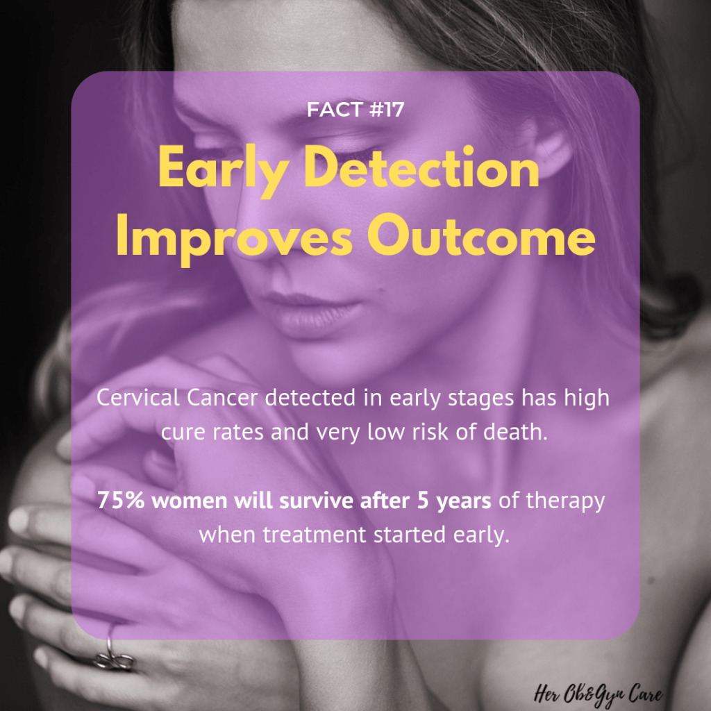 Do your pap smears to detect any precancerous changes before they become real cancer